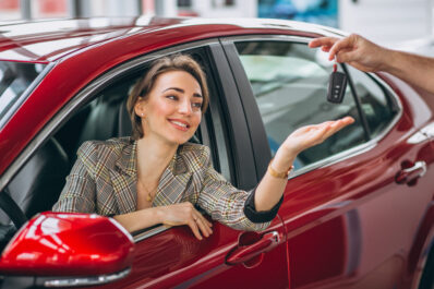 Imagem para ilustrar o texto sobre comprar ou alugar carro